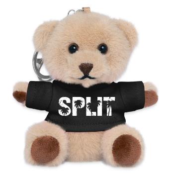 Split Palmen Kroatien  - Teddy Schlüsselanhänger - Schwarz - Vorne