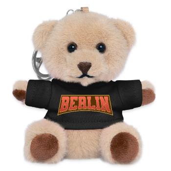 Berlin - Teddy Schlüsselanhänger - Schwarz - Vorne