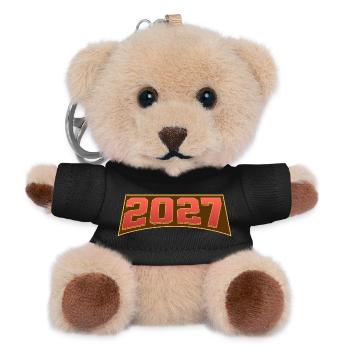 2027 - Teddy Schlüsselanhänger - Schwarz - Vorne