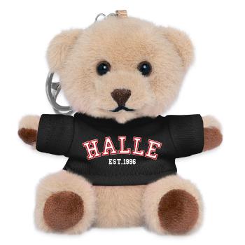 Halle Est. 1996 - Teddy Keyring - black - Front