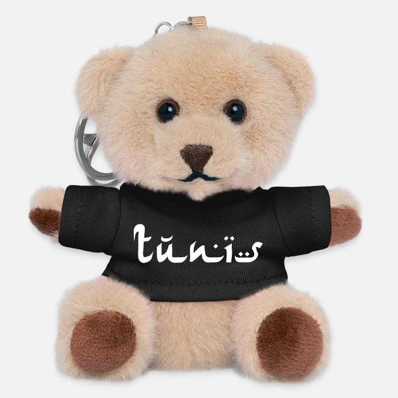 tunis - Teddy Schlüsselanhänger - Schwarz