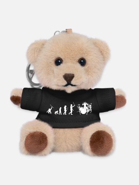 Batteur Evolution - Porte-clés ourson - noir
