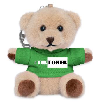 #Tiktoker - Teddy Schlüsselanhänger - Grün - Vorne