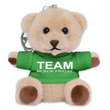 Team Black Friday - Teddy Schlüsselanhänger - Grün - Vorne