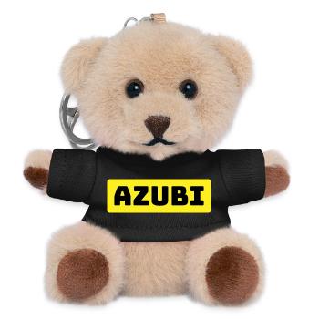 Azubi Tshirt yellow - Teddy Schlüsselanhänger - Schwarz - Vorne
