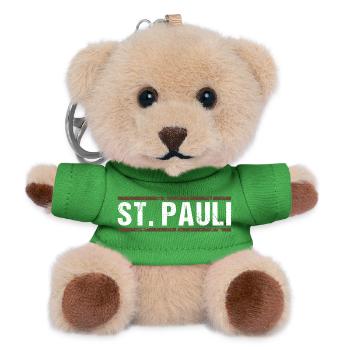 St. Pauli - Teddy Schlüsselanhänger - Grün - Vorne