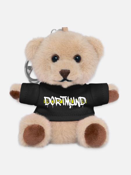 Dortmund - Teddy Schlüsselanhänger - Schwarz
