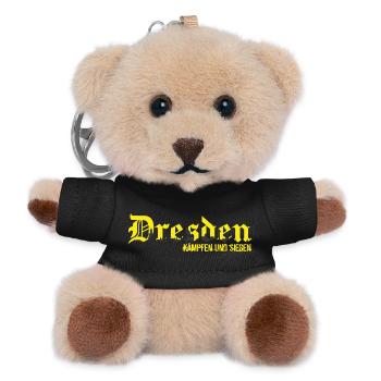 Dresden - Teddy Schlüsselanhänger - Schwarz - Vorne