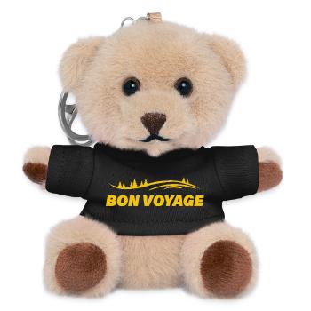 BON VOYAGE - Teddy Keyring - black - Front