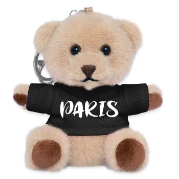 PARIS - Teddy Schlüsselanhänger - Schwarz - Vorne