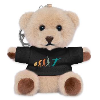 Evolution Retro Fencing - Teddy Keyring - black - Front