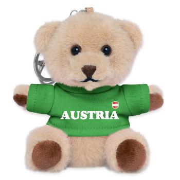 Austria - Teddy Keyring - green - Front