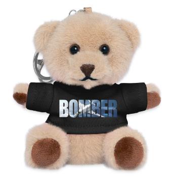 Bomber Tu-160 - Teddy Schlüsselanhänger - Schwarz - Vorne