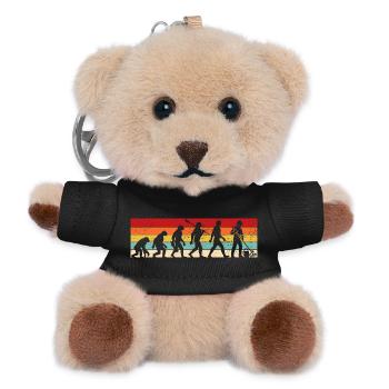 Vintage Evolution - Gardener - Teddy Keyring - black - Front