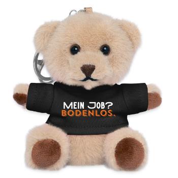 My job? Bottomless - Teddy Keyring - black - Front