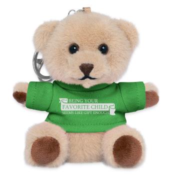 Être votre enfant préféré semble être un cadeau suffisant - Porte-clés ourson - vert - Devant