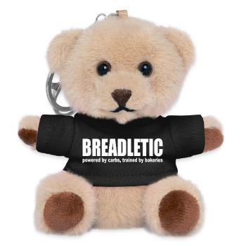 Breadletic: Bakery Fitness Fusion Carbs Running - Teddy Keyring - black - Front