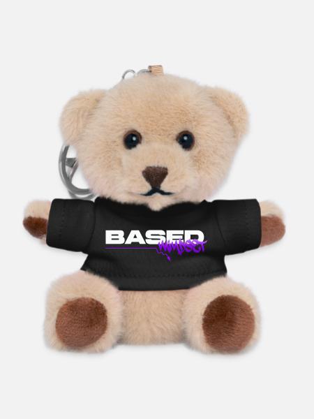 Based Mindset – Streetwear Graffiti Mentality - Teddy Keyring - black