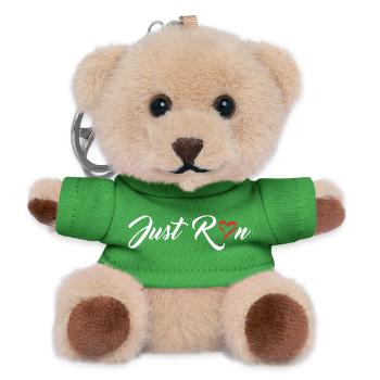 Lauf einfach - Teddy Schlüsselanhänger - Grün - Vorne