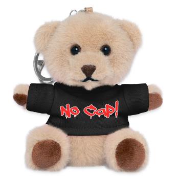 No Cap - Teddy Schlüsselanhänger - Schwarz - Vorne