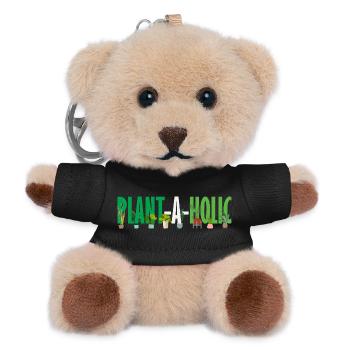 Plant Lover A Holic Funny Plants Gardener - Teddy Keyring - black - Front