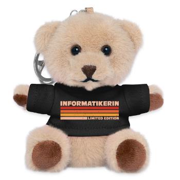 Computer Scientist Computer Scientist Programmer - Teddy Keyring - black - Front