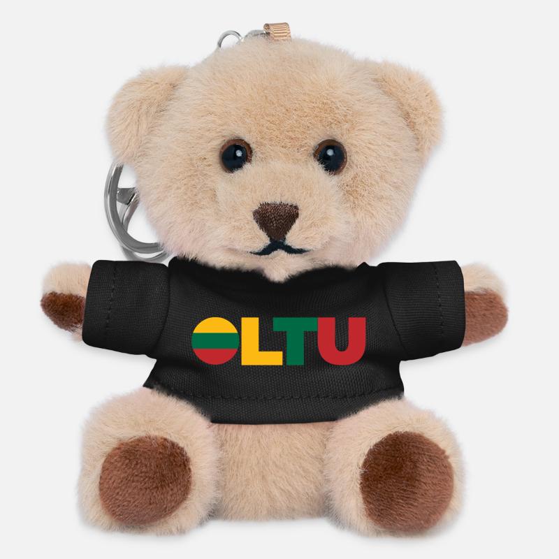 Lituanie - Porte-clés ourson - noir