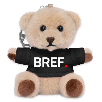 In short, modern minimal humor - Teddy Keyring - black - Front