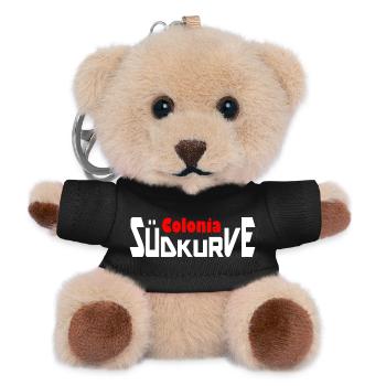 Die Kölner Fans - Teddy Schlüsselanhänger - Schwarz - Vorne