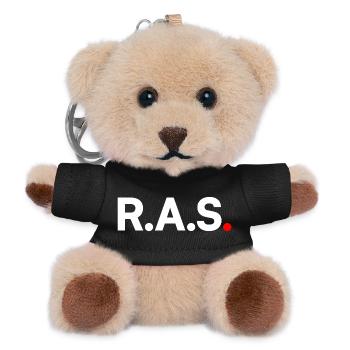 Nothing to report - Teddy Keyring - black - Front