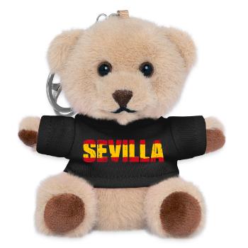 Seville Flag Spain - Teddy Keyring - black - Front