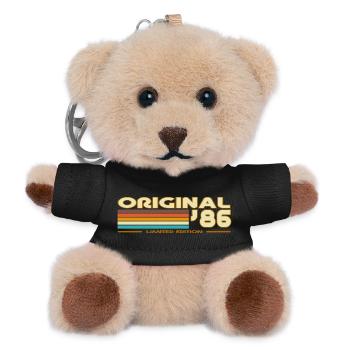 Original 86 Retro Rainbow - Teddy Schlüsselanhänger - Schwarz - Vorne