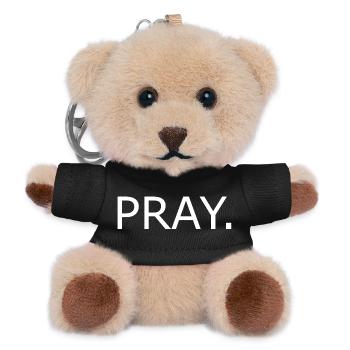T-Shirt Pray - Teddy Keyring - black - Front