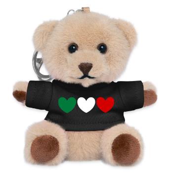 Maillot de supporters italiens pour les supporters italiens - Porte-clés ourson - noir - Devant