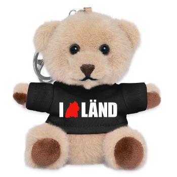 J’aime Länd Baden-Wurtemberg - Porte-clés ourson - noir - Devant