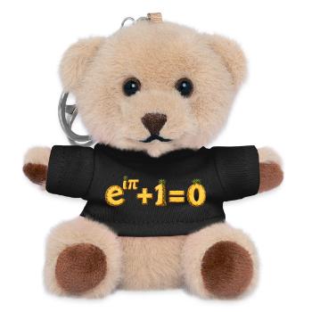 Euler Pineapple Mathematik-Identität - Teddy Schlüsselanhänger - Schwarz - Vorne