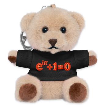 Euler Tomato Mathematik-Identität - Teddy Schlüsselanhänger - Schwarz - Vorne