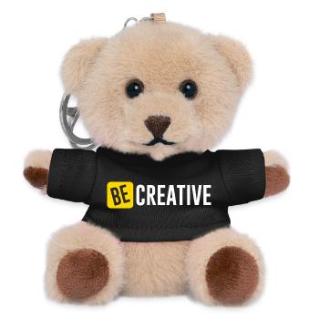 Be Creative Inspiration Design - Teddy Schlüsselanhänger - Schwarz - Vorne