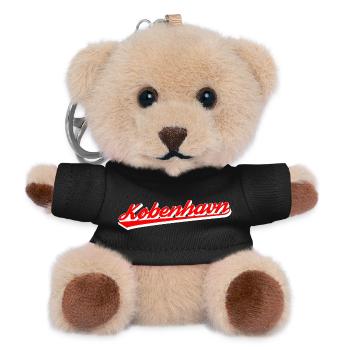 København Script Retro Logo - Teddy Schlüsselanhänger - Schwarz - Vorne