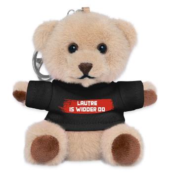 Lautre Pfälzer Dialekt Pfälze Lautre Is Widder Do - Teddy Schlüsselanhänger - Schwarz - Vorne