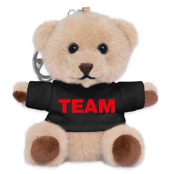 TEAM (red) - Teddy Schlüsselanhänger - Schwarz - Vorne