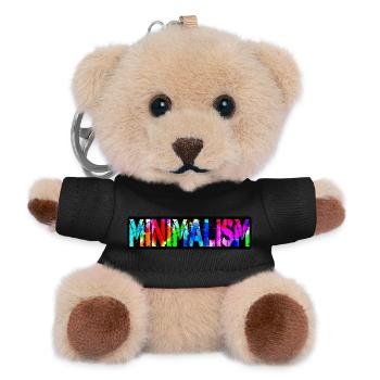 Colorful Minimalism Grunge - Teddy Keyring - black - Front