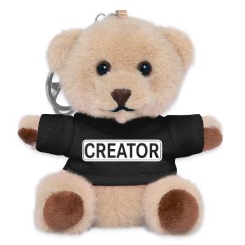 Creator Design - Teddy Schlüsselanhänger - Schwarz - Vorne