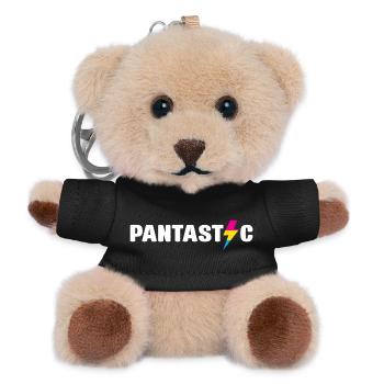 LGBT Pride Month - Pantastic! (Pansexual) - Teddy Keyring - black - Front