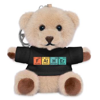 Father element - Teddy Keyring - black - Front