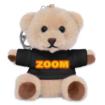 ZOOM - Teddy Keyring - black - Front
