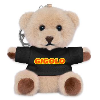 GIGOLO - Teddy Keyring - black - Front