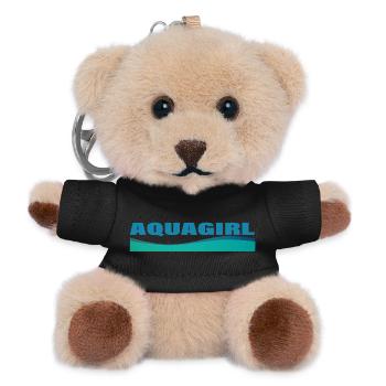 AQUAGIRL - Porte-clés ourson - noir - Devant