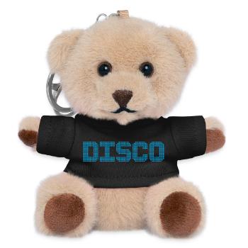 DISCO - Teddy Keyring - black - Front