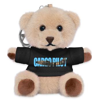 Cargo pilot C-123 - Teddy Schlüsselanhänger - Schwarz - Vorne